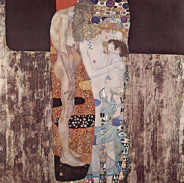 Gustav Klimt Die drei Lebensalter der Frau France oil painting art